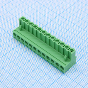 2EGTK-5.08-12P-14-00, Разъемный клеммный блок, 12 контактов. Серия 2EGTK-5.08