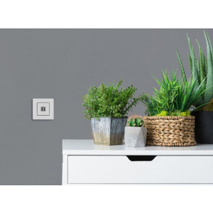 ETIKA Зарядное устройство с двумя USBразьемами 240В/5В 2400мА белый 672294