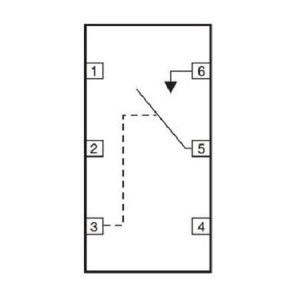 FSA6157L6X, ИС аналогового переключателя LowRON SPDT Negative Swing Audio or Video