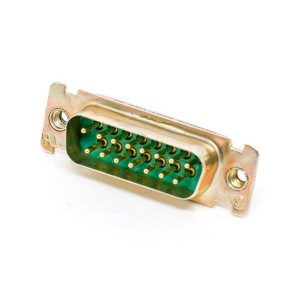 DAME-15P, Стандартные соединители D-Sub  15P MALE SOLDER CUP SODER CUP