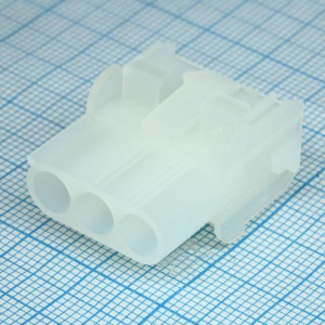 50842030, Корпус однорядного разъема с шагом 6,35мм, на 3 контакта