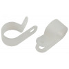 Изображение товара Скоба кабельная нейлоновая под винт 6 мм NO-225-263 белая 50 шт Б0066638