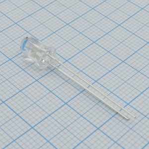 FYL-5014PGC1H-TL, Светодиод 5мм/зеленый/522нм/15000мкд/прозрачный/30°