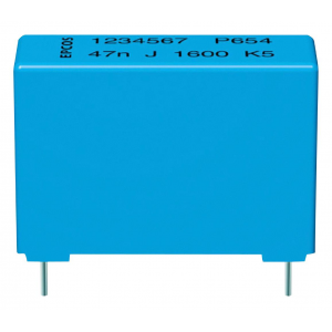 B32651A7332J000, Конденсатор металлоплёночный полипропиленовый 3300пФ 1250В ±5% (13х5х11мм) радиальный высокотемпературный 10мм 110°С автомобильного применения россыпь