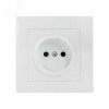 Валенсия розетка 1-местная б/з 10А белая с защ. штор. PROxima EWR10-022-10