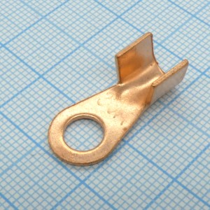 Наконечник OT-30A-4-6, наконечник кабельный кольцевой медный d=6мм, сеч. пров.4мм2