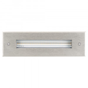 Светильник LTD-LINE-TILT-S210-8W Warm3000 (SL, 120 deg, 230V) 024944, Встраиваемый светодиодный светильник для грунта и пола. Мощность 8Вт, световой поток 430лм, цвет ТЕПЛЫЙ 3000К. CRI(Ra)>80, угол 120° асимметричный, наклон луча 30°. Прямоугольный влагозащищенный корпус IP67, нержавеющая сталь 316. Экран закалённое стекло.