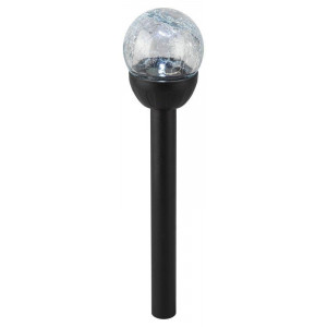 Светильник садовый Капля холодный белый высота 33см 1LED на солнечной батарее Б0062363