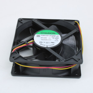 PMD2412PMB1-A(2).F.GN, Вентилятор:DC, аксиальный, 24В, DC, 120x120x38мм, 322,8м3/ч