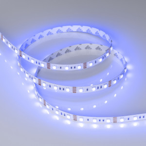 Лента RT-B60-10mm 12V RGB (14.4 W/m, IP20, 5060, 5m) 012340(2), Светодиодная лента RT-B60, открытая. Светодиоды 5060, 60 шт/м (300 шт на 5 м), белая плата, ширина 10 мм, скотч 3M. Цвет RGB, угол 120°. Питание 12V, мощность 14.4 Вт/м (72 Вт на 5 м). Размеры 5000x10x2.2 мм. Мин. отрезок 50 мм, 3 светодиода. Цена за 1 м.