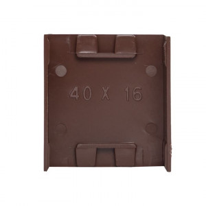 Соединитель (40х16) (4 шт) темное дерево EKF-Plast