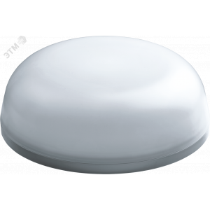 Светильник светодиодный ДБП-6w с оптико-акустическим датчиком 4000K 450Лм круглый пластиковый IP54 белый 19978