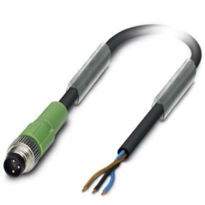 1681680, Кабели для датчиков / Кабели для приводов M8 3P SRT MALE 5.0M SAC-3P-M 8MS/5 0-PUR