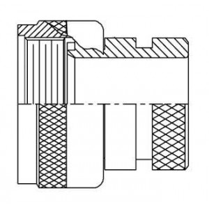 M85049/60-1W12, Круговой мил / технические характеристики компенсаторов натяжения и переходников Backshell