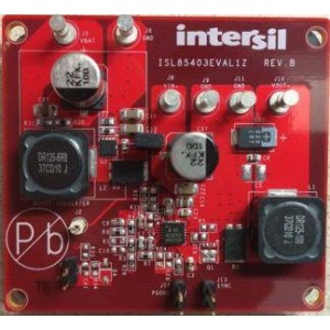 ISL85403EVAL1Z, Средства разработки интегральных схем (ИС) управления питанием ISL85403 EVAL BOARD1 - 20Ld QFN - RoHS COMPLIANT