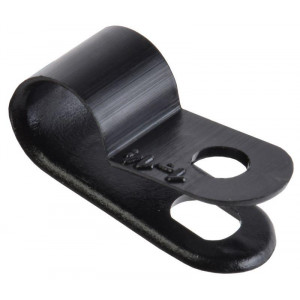 Скоба крепежная 6мм нейлон. черн. (уп.50шт) USK11-06-050-K02