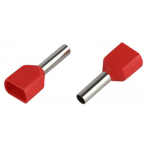 Наконечник-гильза с изолированным фланцем (упаковка 50 шт.) NO-225-99 НШвИ(2) 1,0-8 Б0063265