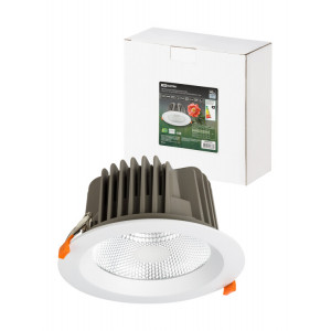 Светильник встраиваемый "Даунлайт" LED DCL-01-040 40 Вт, 4000 К, 80 Ra, IP20, прозрачный расс., SQ0369-0407