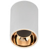 Светильник 4111 накладной поворотный GU10 бел./золото пласт. LT-UPB0-4111-GU10-1-K22