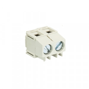 Клемма 8192/2 Z OB, Клемма, вертикальный подвод кабеля, на плату, шаг: 5.0 мм, 2 полюса, фиксация провода винтовая, исполнение: без маркировки, 300V, 10A, цвет: серый