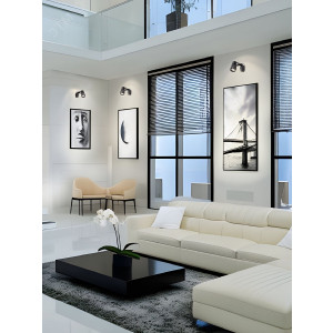 OL5 GU10 BK Светильник Накладной, черный (50/600) Б0044272