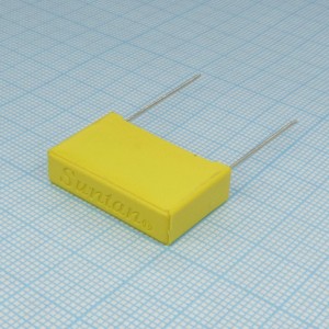 TS08H0A9474KRB0G0R, Пленочный помехоподавляющий конденсатор X2,  0.47uF ±10%, 310VAC, радиальные выводы с шагом 22.5mm, (26.5 x 7 x 17mm)