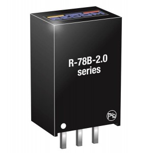 R-78B1.5-2.0, Преобразователи постоянного тока в постоянный без изоляции 4.75-32Vin 1.5Vout 2A SIP3