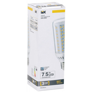 Лампа светодиодная CORN 7,5 Вт 680 Лм 230 В 4000 К E27 нет МРЦ LL-CORN-8-230-40-E27