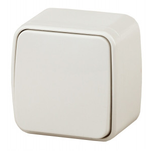 3-101-02 Выключатель, 10А-250В, IP20, ОУ, Polo, сл.кость (18/360/4320) Б0036115