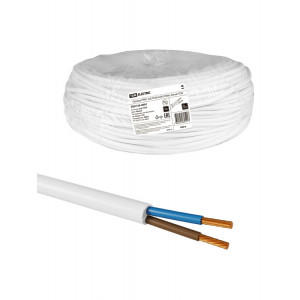 Провод ПРКС 2х0,75(N)-0,38 (100м), белый SQ0136-0001