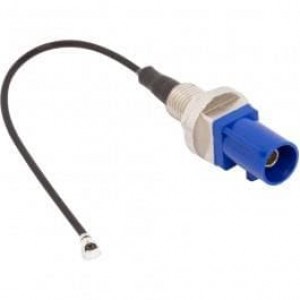 095-820-109-30D, Соединения РЧ-кабелей FKRA(M)-AMC(M)1.37MM 11.81 Str Blkhd Plug