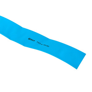 Термоусаживаемая трубка ТУТ нг 40/20 синяя рулон PROxima tut-40-g