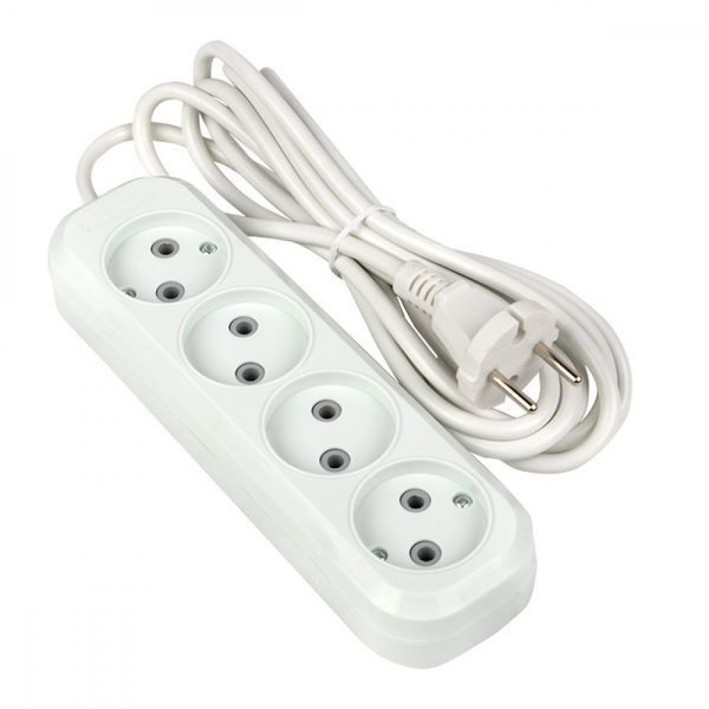 Изображение товара Удлинитель Эксперт 4 гнезда 2 метра 10А/2,2кВт