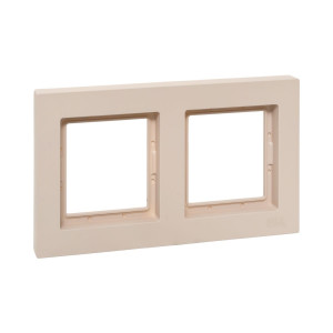 2 - местная рамка, IP44, кремовая, пластик Эпика EKF UP1-FPI-02-44