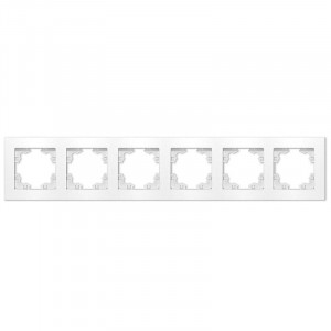 Рамка 6-м Афина универс. бел. A1043