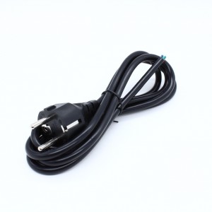 SCZ-D, Кабель сетевой 220В c разъемом на одном конце, 0600-1.8M-92, черный, 1,8м