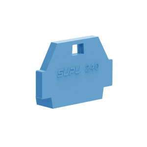 Торцевая крышка 240644, Торцевая крышка, для клемм TB, цвет: синий