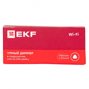 Умный диммер в подрозетник 1-канальный Wi-Fi EKF Connect sdsh-1g-wf