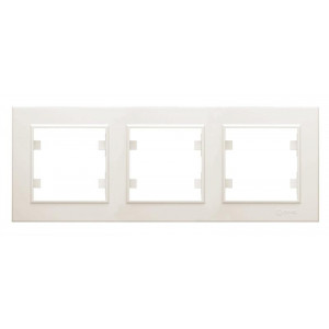 Рамка 3-м Karea горизонт. крем. 56010703