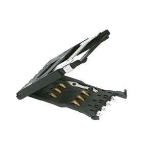 CCM033004LFTR102, Соединители для карт памяти Conn Smart Card Hinged 8Pin Smd