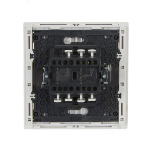 Выключатель проходной 2-кл. СП FORTE&PIANO 10А FP207 бел. IEK FP-V22-0-10-1-K01