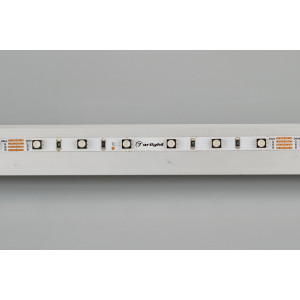 Лента MINI-60-24V RGB 5mm (3535, 5m, LUX) 025706, Гибкая лента LUX, светодиоды smd 3535, 60шт/м (300шт на 5м), узкая плата 5мм, скотч 3М. Цвет RGB. Питание 24V, мощность 6 Вт/м (30 Вт на 5м), угол 120°. Размеры 5000х5x3.3мм. Мин.отрезок 100мм, 6 шт светодиодов. Пакет 5м. Цена за 1м.