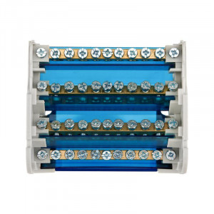 Шина на DIN-рейку в корпусе (кросс-модуль) 4х11 11-2304-11