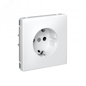 ARTGALLERY РОЗЕТКА с заземлением, 16А, механизм, быстрозажимные клеммы, лотос GAL001343S