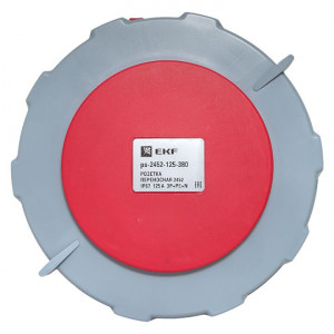Розетка переносная 2452 3Р+РЕ+N 125А 380В IP67 PROxima ps-2452-125-380