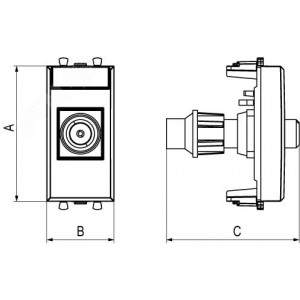 Avanti ТВ розетка оконечная 