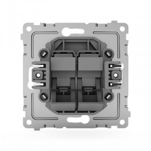 Розетка компьютерная 2-м СП Pixel RJ45 кат.5E механизм алюм. TKE-PX-RC2-C03