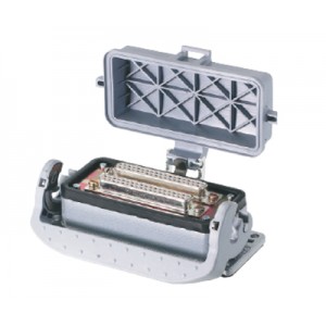 Розеточный разъем D-SUB Z7.415.3410.0, Розеточный разъем REVOS D-SUB, 2х50 контактов, Size 16, контактная вставка основание разъема с одной защелкой и защитной крышкой, 40 V, 5 А