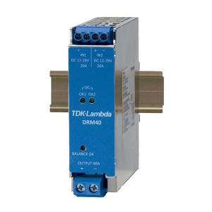 DRM40B, Преобразователи постоянного тока в постоянный с изоляцией DIN RAIL 24V 40A 2x20A Basic Feat