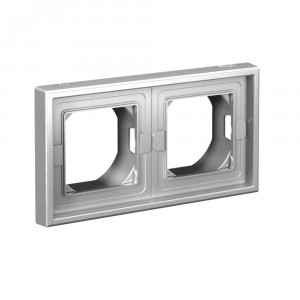 Рамка 2-м ArtGallery IP44 алюм. SE GAL440302